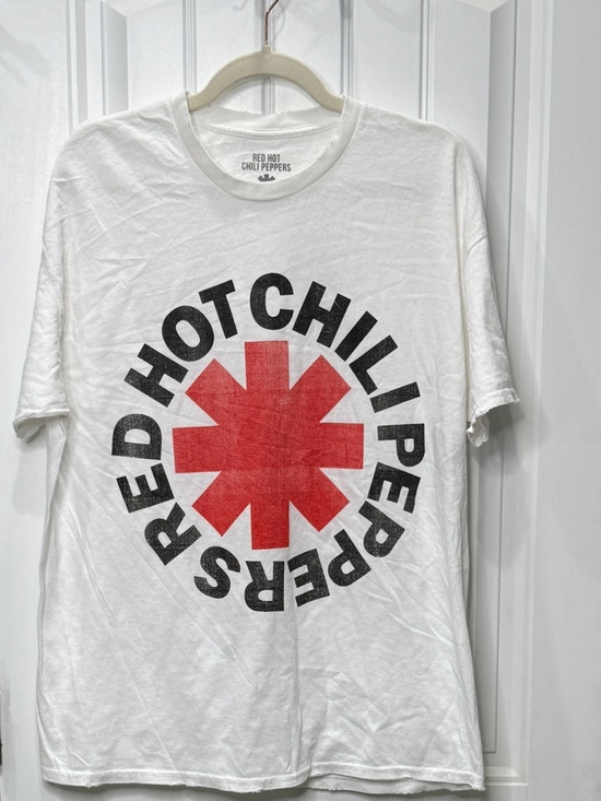 Red Hot Chili Peppers Other - Red Hot Chili Peppers Asterisk Logo Distressed Band Tee L/XL NWOT